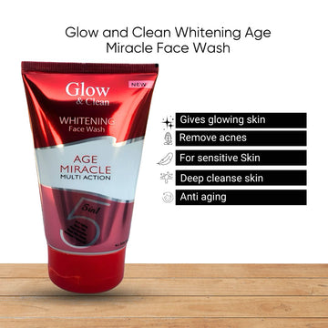 Glow and Clean Whitening Age Miracle Face Wash